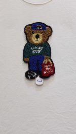 اپلیکه شنل دوزی خرس کوله دار - تصویر 2