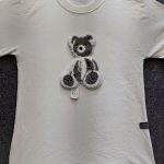 اپلیکه شنل دوزی خرس خاکستری