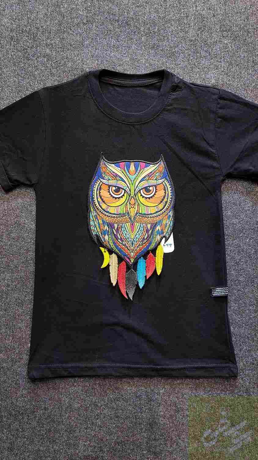 ۲۰۲۴۰۸۱۲_۱۴۱۴۳۳ خرجکار گلدوزی جغد رنگی - تصویر 1