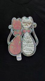 اپلیکه پولیشی گربه های ملوس - تصویر 2