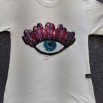 اپلیکه پولکی چشم نظر رنگی