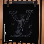 پنل نگین حرارتی لویی ویتون دو رنگ با کتونی و بال فرشته