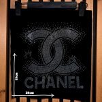 نصب پنل نگین حرارتی Chanelروی پارچه و کیف و لباس اسپرت