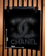 نصب پنل نگین حرارتی Chanelروی پارچه و کیف و لباس اسپرت