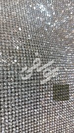 نگین لواشکی حرارتی منظم نقره ای - تصویر 2