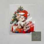 چاپ حرارتی گربه و کاج