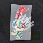 چاپ حرارتی خرس و جعبه کادو