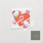 چاپ حرارتی کیتی و قلب قرمز