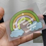 چاپ حرارتی (dtf) رنگین کمان