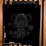 جزئیات پنل نگین حرارتی شیر فانتزی برای هودی کودکانه