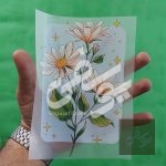 چاپ حرارتی شاخه گل