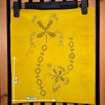 پنل نگین حرارتی پروانه دنباله دار مناسب پیش سینه شومیز