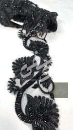 یراق 10 یاردی گیپوری و ملیله دوزی گل شیپوری - تصویر 2