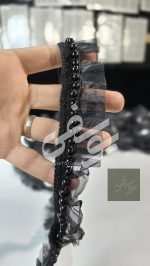 یراق 10 یاردی پلیسه مرواریدی 4 سانتی