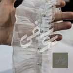 یراق 10 یاردی پلیسه مرواریدی سفید