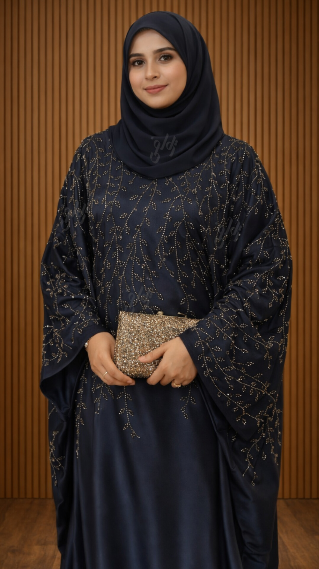 InShot_۲۰۲۶۰۱۰۲_۱۵۵۸۰۸۱۸۴ پنل نگین حرارتی گلبرگ عبایی (چپ و راست دارد) - تصویر 1